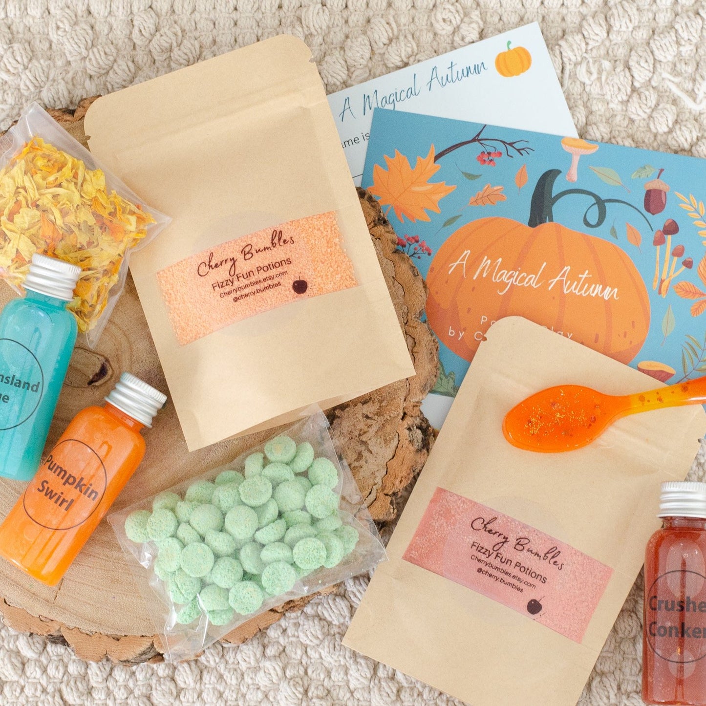 autumn potion kit for kids, autumn sensory kit