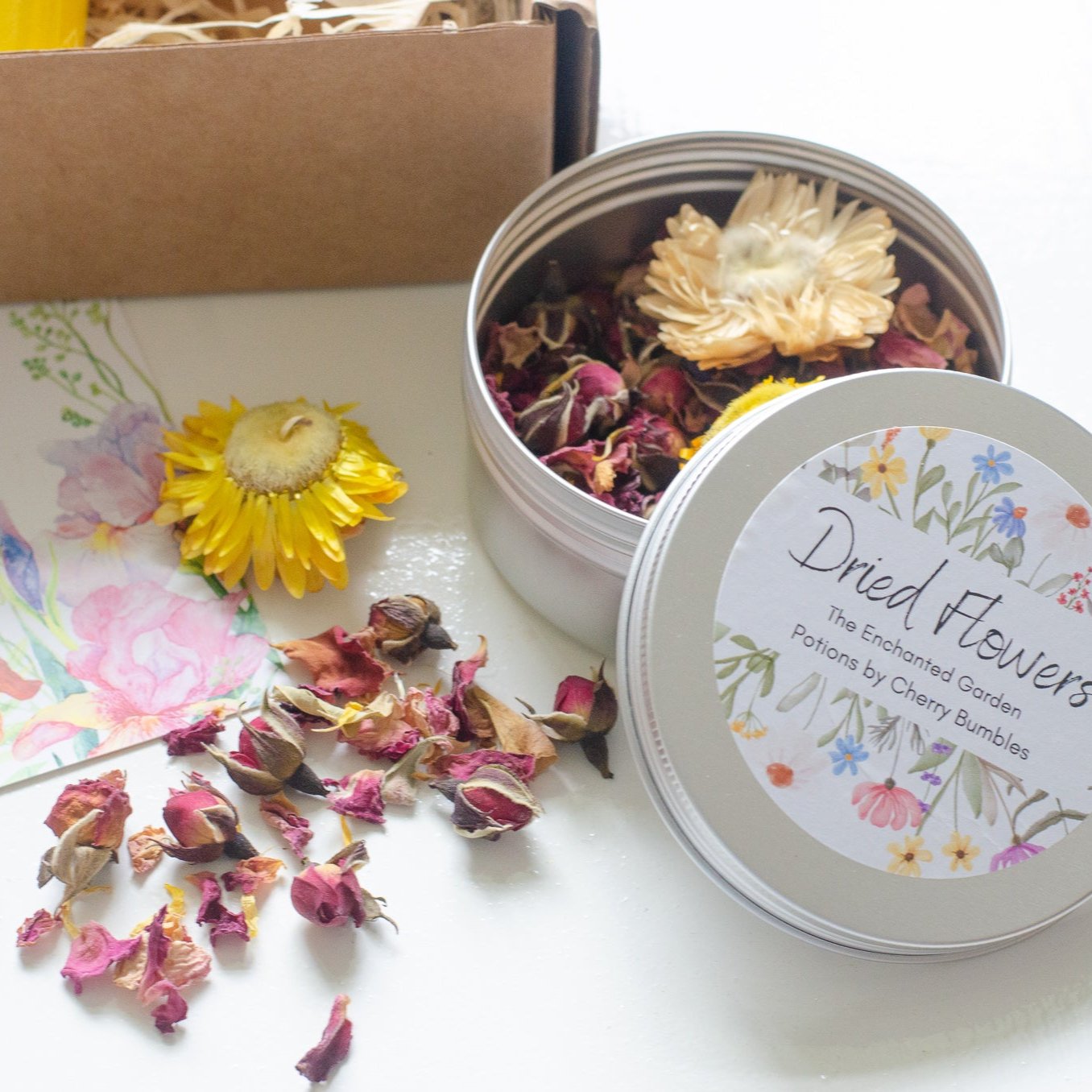 dried flowers for potion play