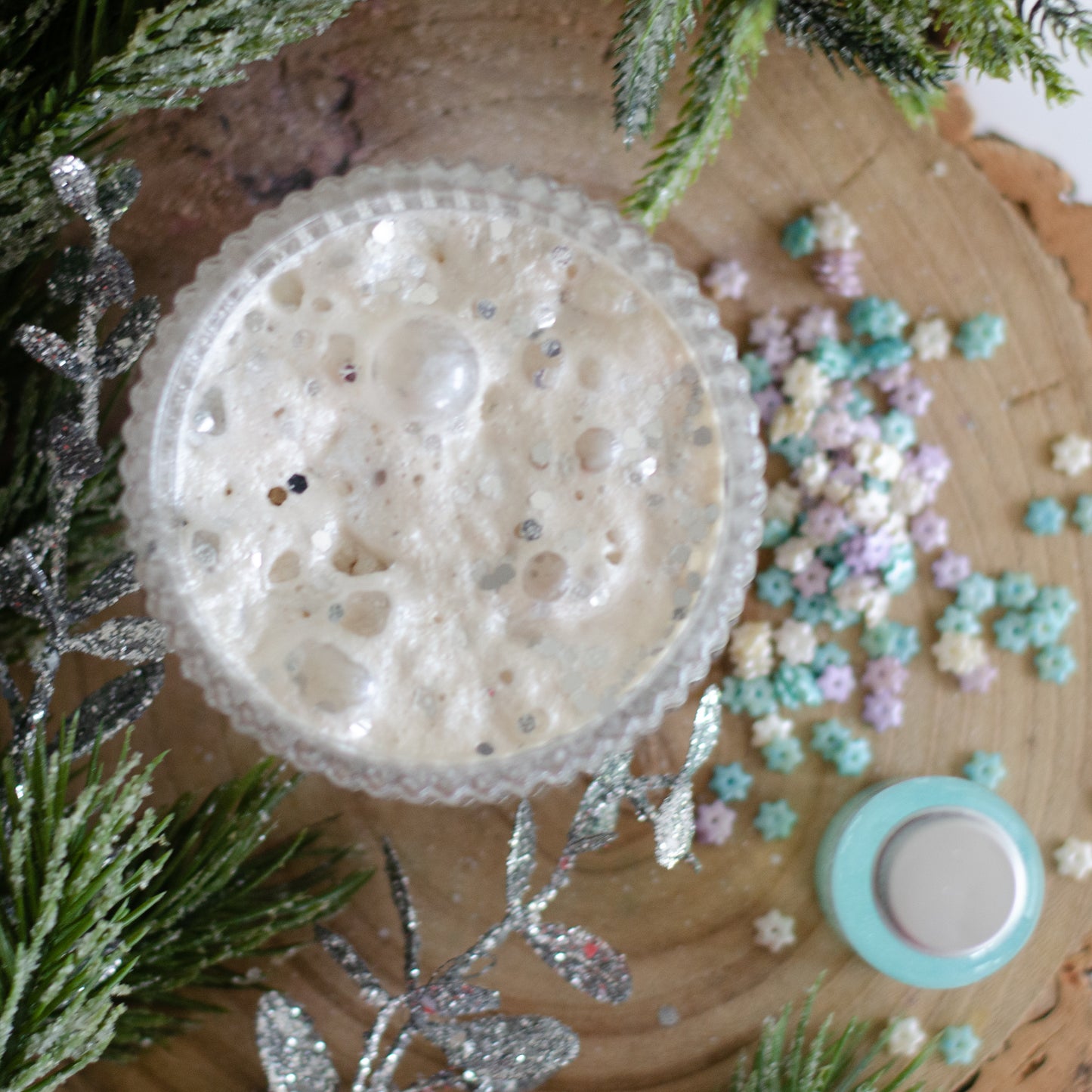 white fizzy potion play, white snow fiz, imaginative, creative play.