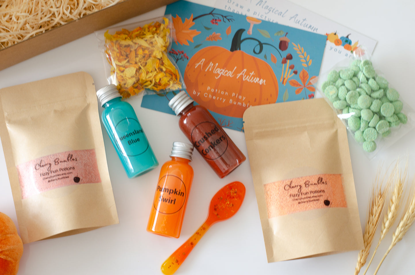 thanksgiving potion kit for kids, sensory play for autumn