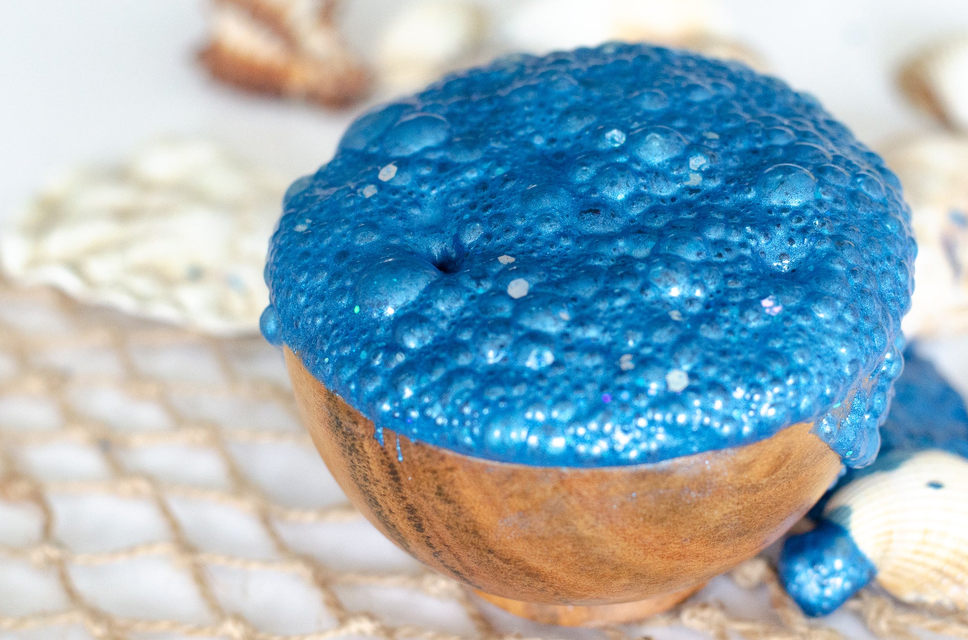 blue potion kit with eco glitter, sensory potion play for kids
