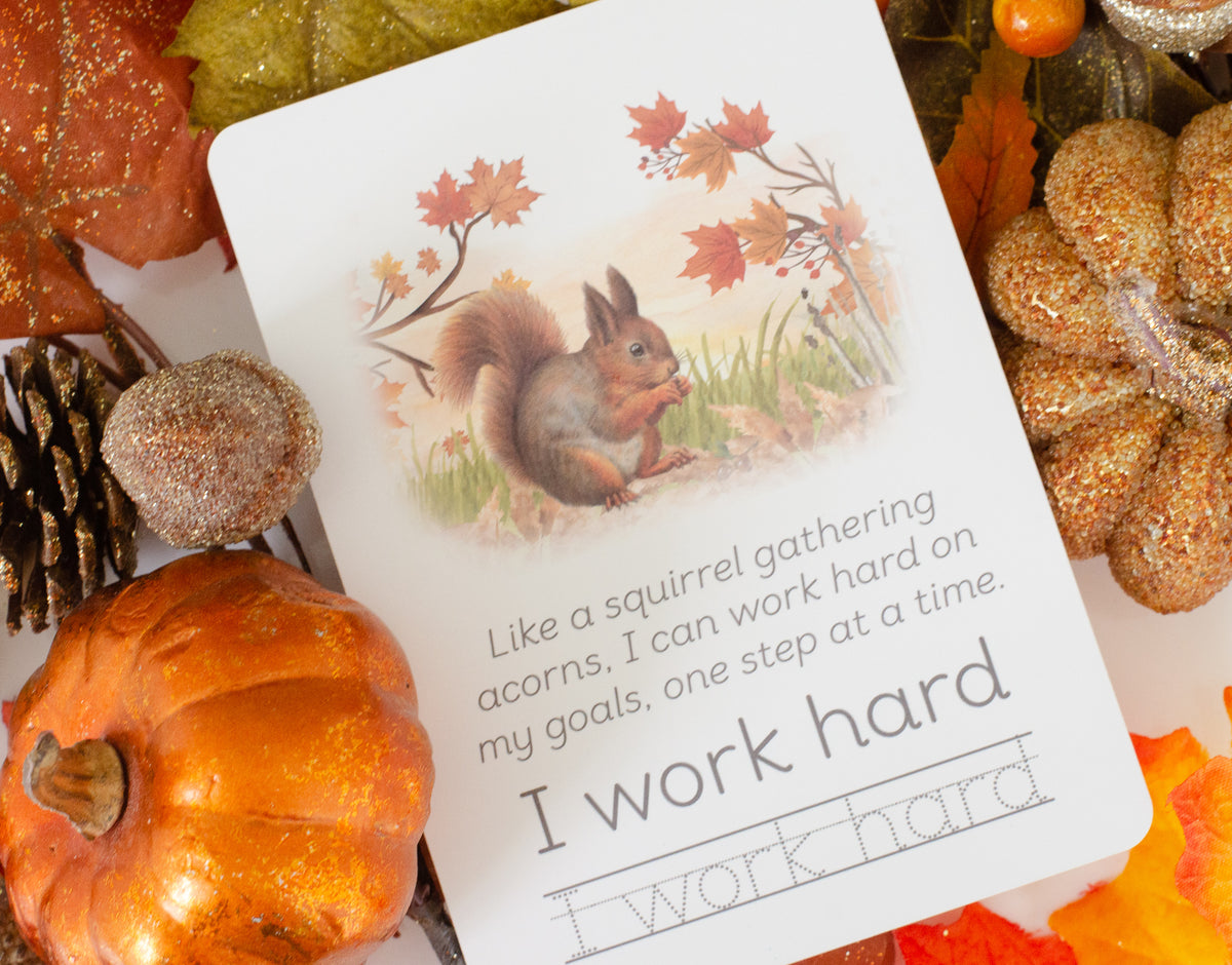Autumn Affirmation Cards